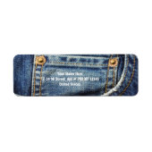 Jeans Etiket (Voorkant)