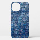 Jeans fabric denim structuur blauw Case-Mate iPhone case (Achterkant)
