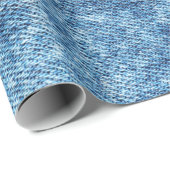 Jeans in zure was blauw. Denim-achtergrond, textuu Cadeaupapier (Rol Hoek)