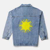Jeans jas art sun denim jacket (Achterkant)