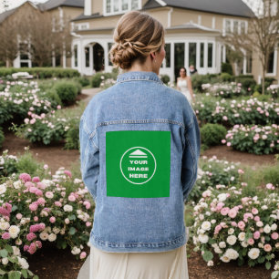 Jeans jas - gepersonaliseerd - Afbeelding / tekst Denim Jacket
