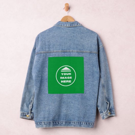 Jeans jas - gepersonaliseerd - Afbeelding / tekst  Denim Jacket (Hangar)