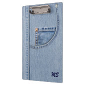 Jeans Klembord met (of zonder) Monogram (Links)