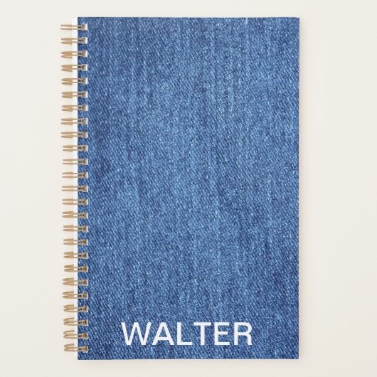 Jeans Kleur Klein (14 x 21,5 cm) Planner (Voorkant)