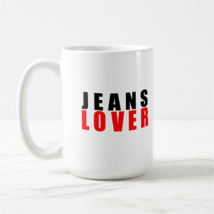 Jeans liefhebber koffiemok