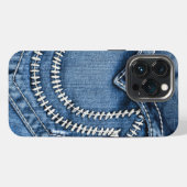 Jeans Pocket iPhone Hoesje (Achterkant horizontaal)