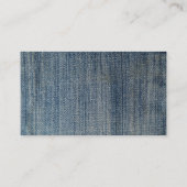 Jeans QR Code Validation Engineer Visitekaartje (Achterkant)