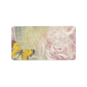 JEANS ROZEN & BUTTERFLIES Druk uw eigen label af (Voorkant)