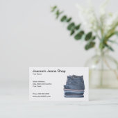Jeans Shop Visitekaartje (Staand voorkant)