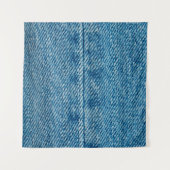 Jeans sluiten de achtergrond dicht. Denim naakt. B Wandkleed (Voorkant (horizontaal))