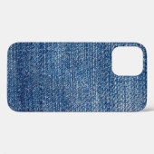 Jeans stof denim structuur blauw Case-Mate iPhone case (Achterkant (horizontaal))