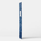 Jeans stof denim structuur blauw Case-Mate iPhone case (Achterkant / Rechts)