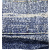 Jeans textuur: denim achtergrond. douchegordijn (Voorkant)