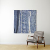 Jeans textuurachtergrond. wandkleed (In Situ (horizontaal))