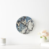  Jeans Victoria Monogram Initialen wandklok (Huis)