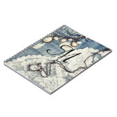  Jeans Victoriaans Monogram Initiaal Notitieboek (Linkerzijde)