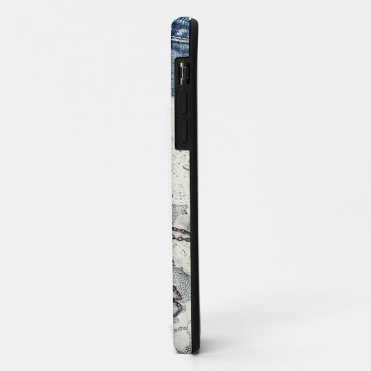  Jeans Victoriaans Monogram IPHONE 5 Hoesje (Achterkant/links)