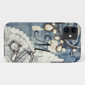  Jeans Victoriaans Monogram IPHONE 5 Hoesje (Achterkant (horizontaal))