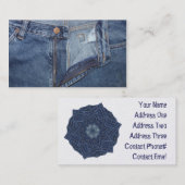 Jeans Visitekaartje (Voorkant / Achterkant)