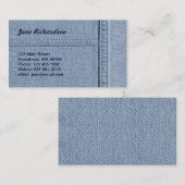 Jeans Visitekaartje (Voorkant / Achterkant)