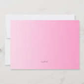 Jeans voor altijd verjaardagsfeestje kaart (Achterkant)