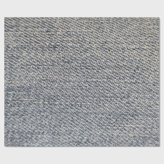 Jeans weefsel cadeaupapier (Vlak)