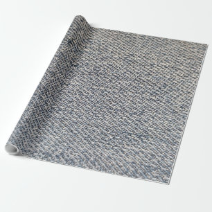 Jeans weefsel cadeaupapier