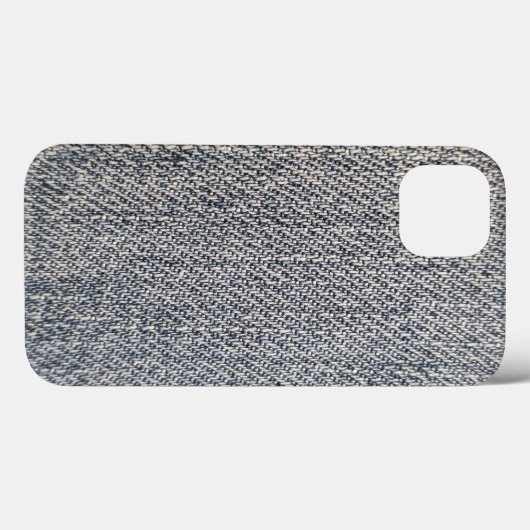 Jeans weefsel Case-Mate iPhone case (Achterkant (horizontaal))