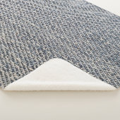 Jeans weefsel sherpa deken (3/4)