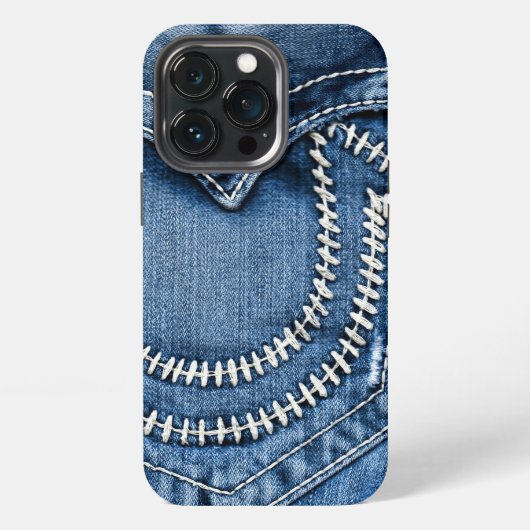Jeans Zak iPhone Hoesje (Achterkant)