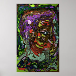 jeanzzz door Raine Carosin Print Value Poster Pape