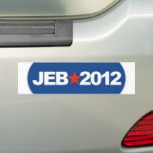 jeb 2012 bumpersticker (Op auto)
