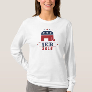 Jeb 2016 GOP Elephant Design T-shirt
