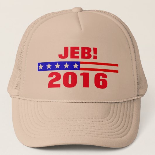 Jeb 2016 Presidentiële verkiezingscampagne Trucker Pet (Voorkant)