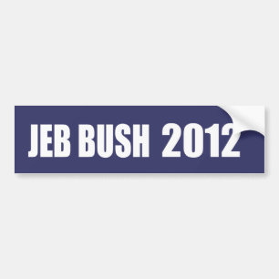 JEB BUSH Verkiezingsmateriaal Bumpersticker