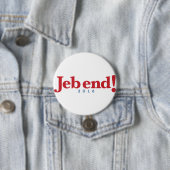 Jeb einde! 2016 ronde button 7,6 cm (In situ)
