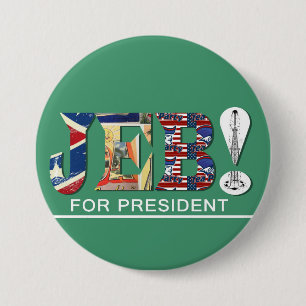 JEB! RONDE BUTTON 7,6 CM
