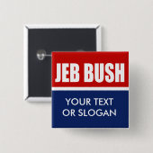 JEB STRUIK 2012 VIERKANTE BUTTON 5,1 CM (Voorkant /achterkant)