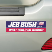 Jeb Struik 2016 Bumpersticker (Op auto)