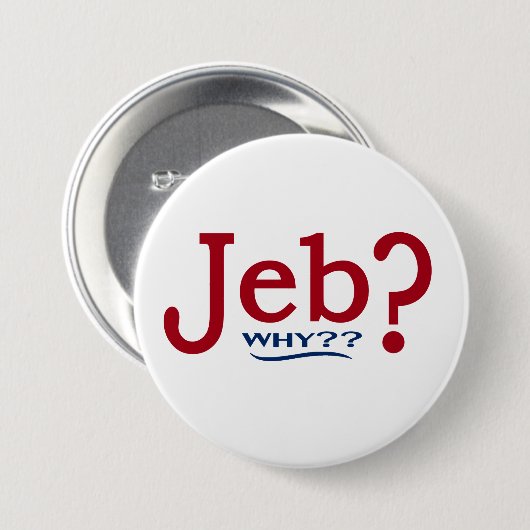 Jeb Struik 2016 Parody Button (Voorkant /achterkant)