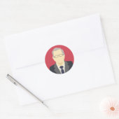Jeb Struik 2016 presidentskandidaat Ronde Sticker (Envelop)