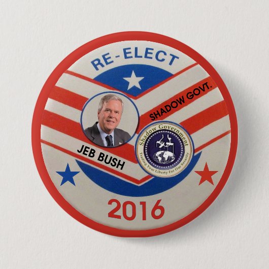 Jeb Struik 2016 Ronde Button 7,6 Cm (Voorkant)