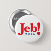 Jeb Struik 2016-toets Ronde Button 5,7 Cm (Voorkant /achterkant)
