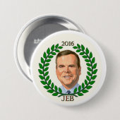 Jeb Struik 2016 voor President Ronde Button 7,6 Cm (Voorkant /achterkant)