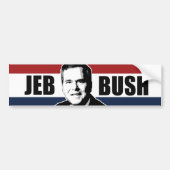 Jeb Struik Red White en Blue Bumper -.png Bumpersticker (Voorkant)