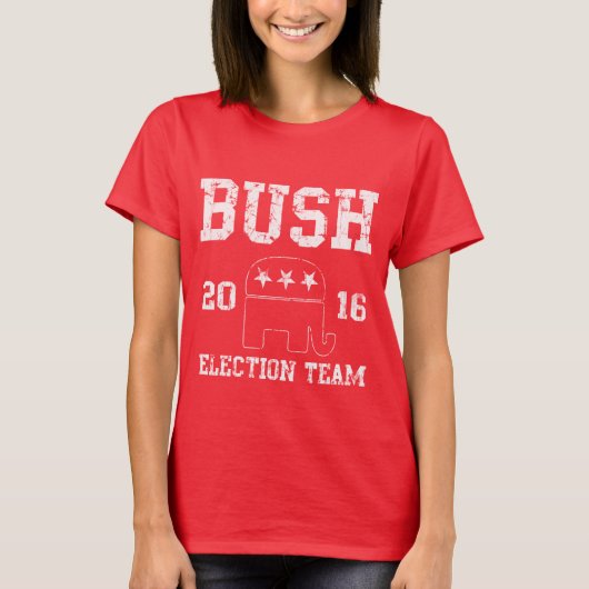 Jeb Struik Verkiezingsteam 2016 T-shirt (Voorkant)