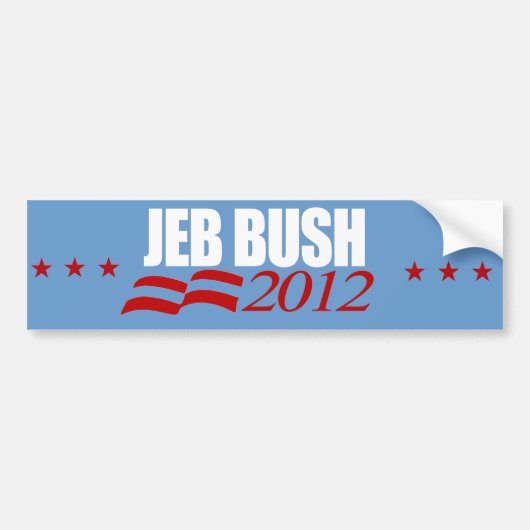 Jeb Struik voor President 1 Bumpersticker (Voorkant)