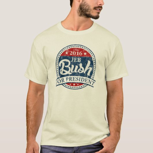 Jeb Struik voor President T-shirt (Voorkant)