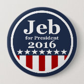 Jeb voor President 2016 Campagne Buttonnen Ronde Button 4,0 Cm (Voorkant)