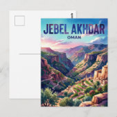 Jebel Akhdar Oman Briefkaart (Voorkant / Achterkant)